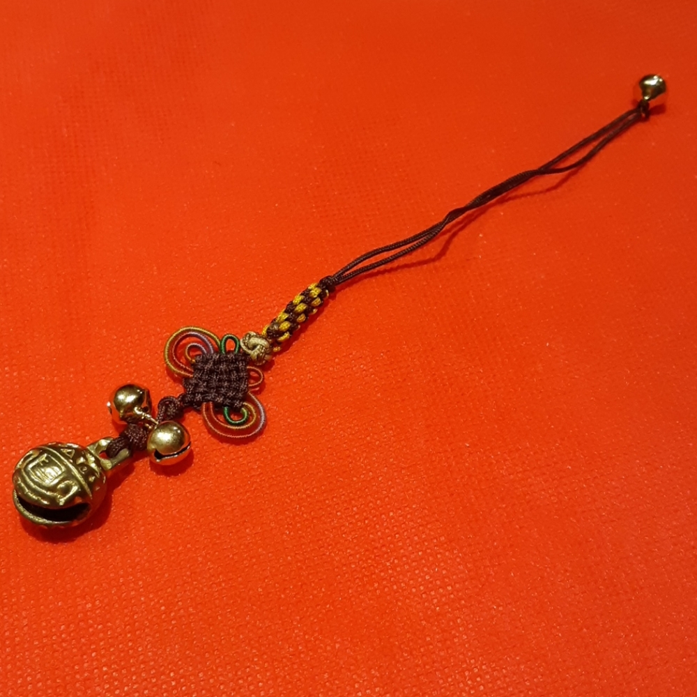 Oriental snake-like purse charm